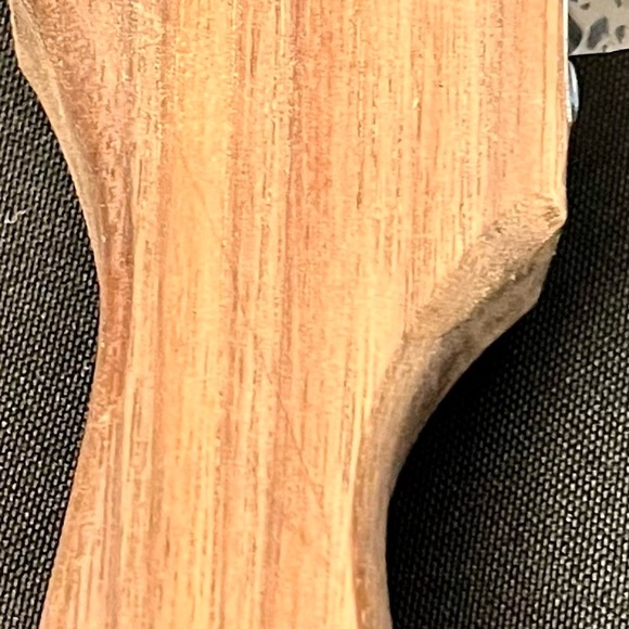 Handmade Wooden Cutting Board and Bread Violin Bow Knife Saw Serrated New Gift - Picture 8 of 16